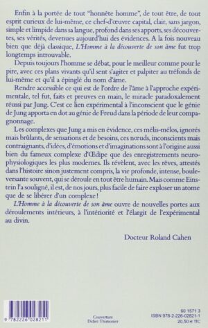 Livre L'homme à la découverte de son âme - Carl Gustav Jung - quatrième de couverture