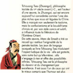 Livre Aphorismes et paraboles - Tchouang Tseu - verso