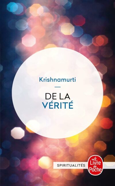 Livre De la Vérité - Krishnamurti - couverture