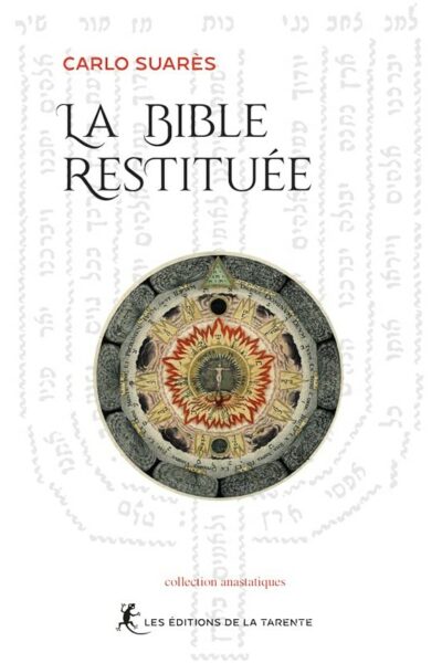 Livre La Bible restituée - Carlos Suarès - couverture