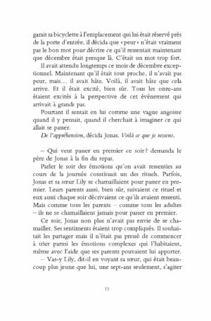 Livre Le Passeur - Lois Lowry - Int5