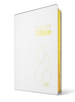 Bible Segond NEG Blanc tranche or - couverture