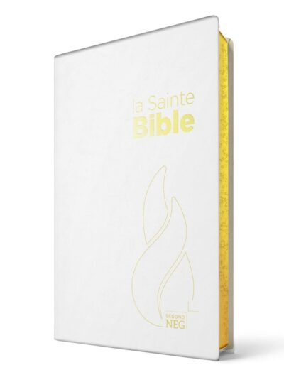 Bible Segond NEG Blanc tranche or - couverture