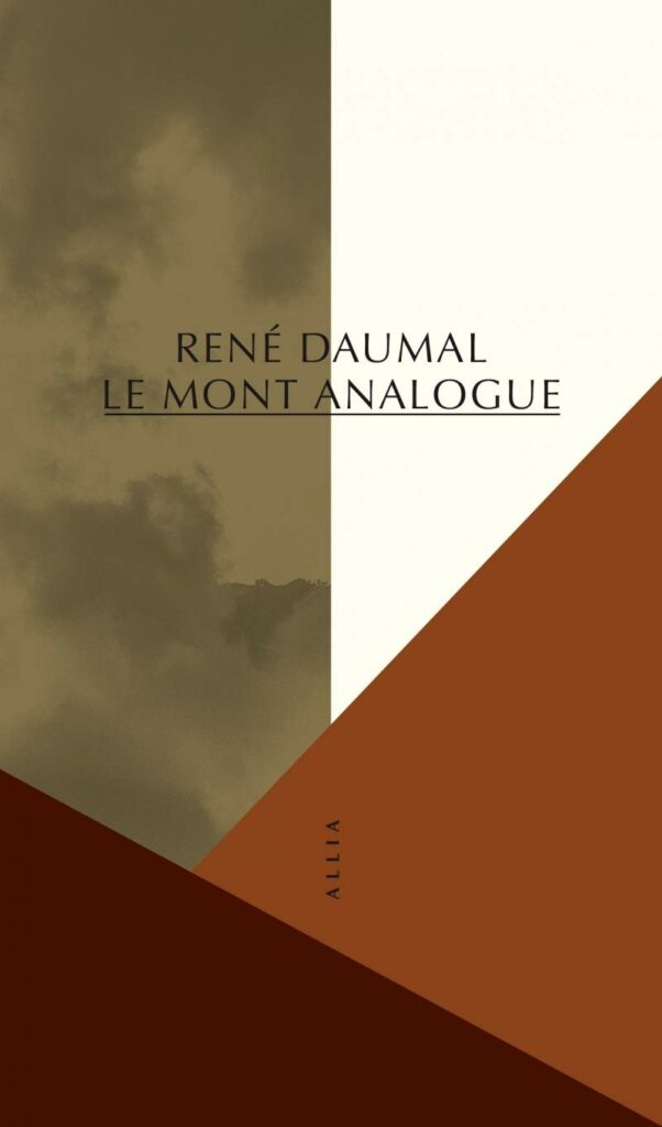 Livre Le Mont Analogue - René Daumal - couverture